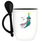 Кружка с ложкой