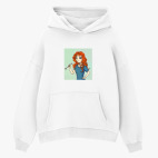 Толстовка худи оверсайз