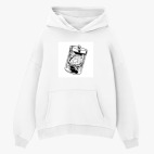 Толстовка худи оверсайз