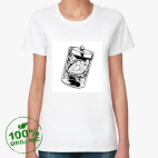 Женская футболка органик