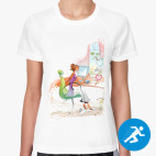 Женская спортивная футболка