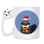 Кружка с футбольным мячиком