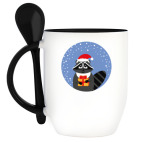 Кружка с ложкой