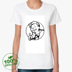Женская футболка органик