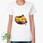 Женская футболка органик