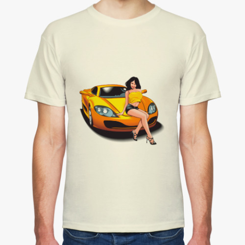 Футболка с принтом Автомобиль