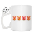 Кружка с футбольным мячиком