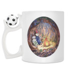 Кружка с футбольным мячиком