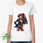 Женская футболка органик