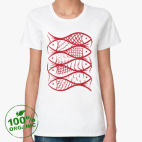 Женская футболка органик