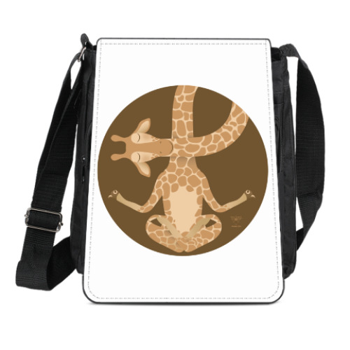 Сумка-планшет с принтом Animal Zen: G is for Giraffe