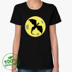 Женская футболка органик