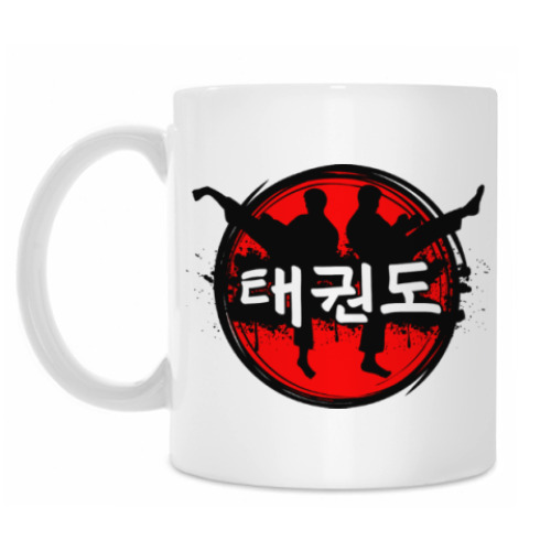 Кружка с принтом Таэквондо