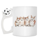 Кружка с футбольным мячиком