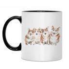 Кружка двухцветная