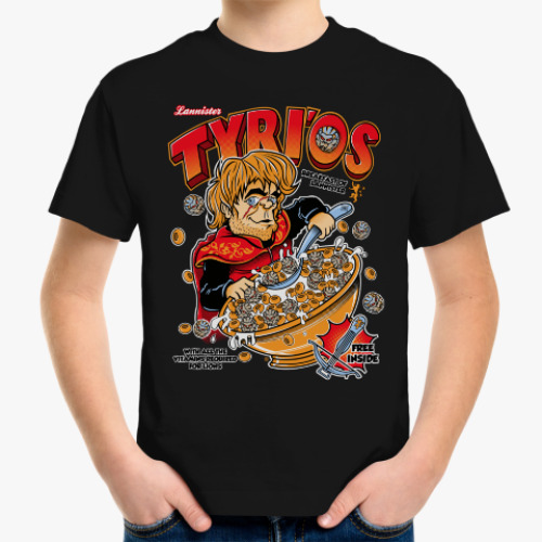 Детская футболка с принтом Тирион Ланнистер