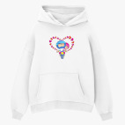 Толстовка худи оверсайз