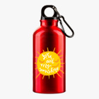 Металлическая бутылка 400 мл UV-DTF