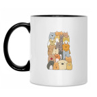 Кружка двухцветная