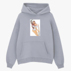 Толстовка худи оверсайз