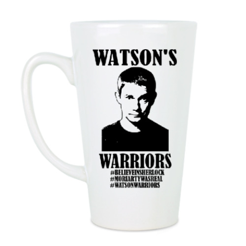 Чашка Латте с принтом Шерлок(Sherlock)