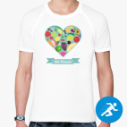 Мужская спортивная футболка