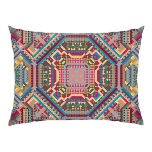 Подушка с принтом Умный и вечный