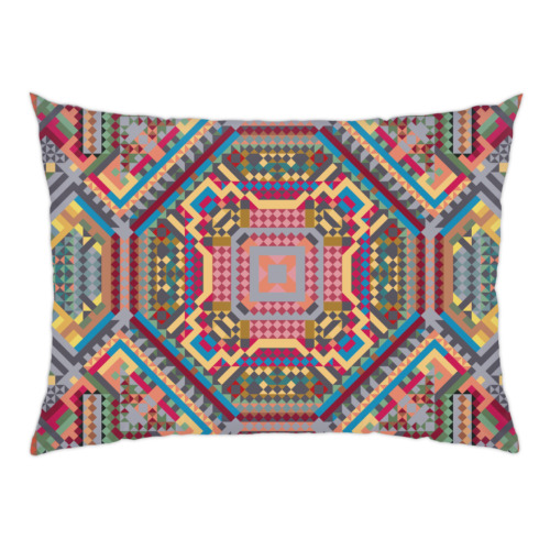 Подушка с принтом Умный и вечный