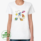 Женская футболка органик