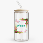 Банка с бамбуковой крышкой