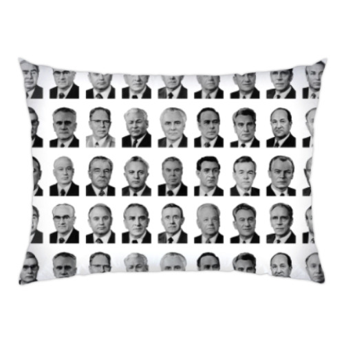 Подушка с принтом Паттерн Политбюро ЦК КПСС