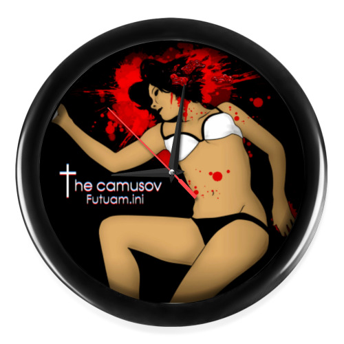 Настенные часы с принтом 'Вынос мозга'