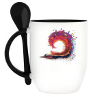 Кружка с ложкой