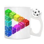 Кружка с футбольным мячиком