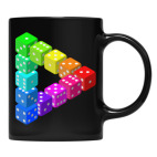 Кружка цветная UV-DTF