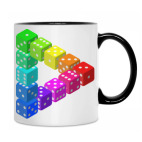 Кружка двухцветная