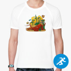 Мужская спортивная футболка