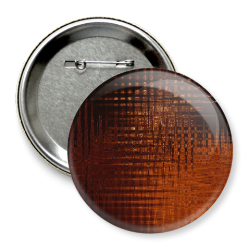 Значок 75мм с принтом Абстракция