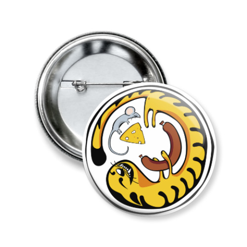 Значок 50мм с принтом Friendship