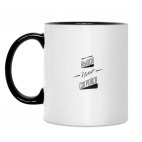 Кружка двухцветная