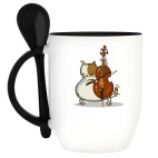 Кружка с ложкой