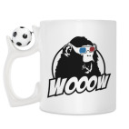 Кружка с футбольным мячиком