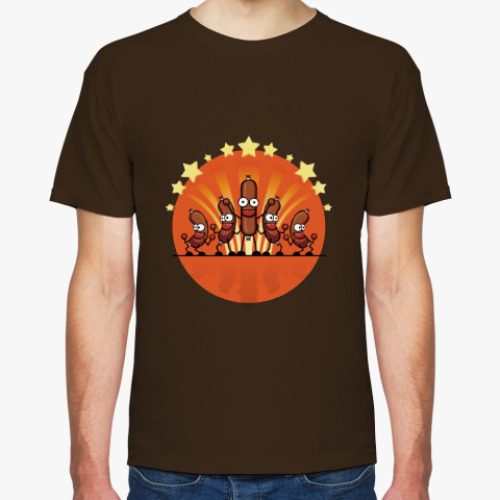 Футболка с принтом Kolbasevo!