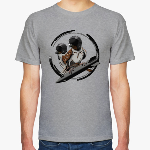 Футболка Птицы воробьи-истребители