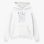 Толстовка худи оверсайз