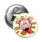 Магнит-открывашка 58 мм Поросенок