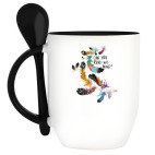 Кружка с ложкой