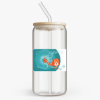 Банка с бамбуковой крышкой