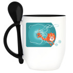 Кружка с ложкой