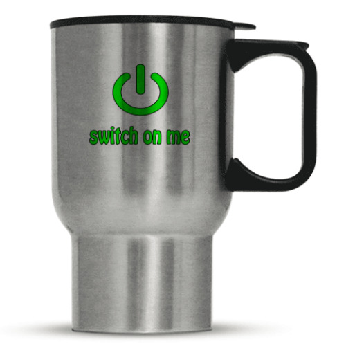 Кружка-термос с принтом Switch on me